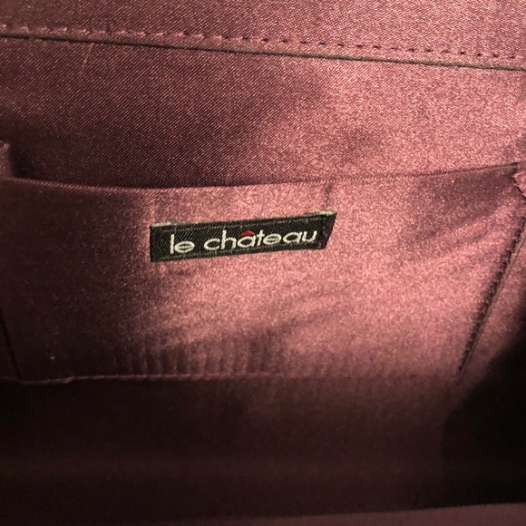 Le Chateau Plum Clutch - Picture 6 of 7